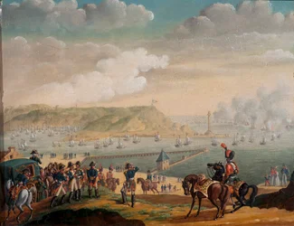 Ankunft Napoleons im Lager von Bolorgue, 1835